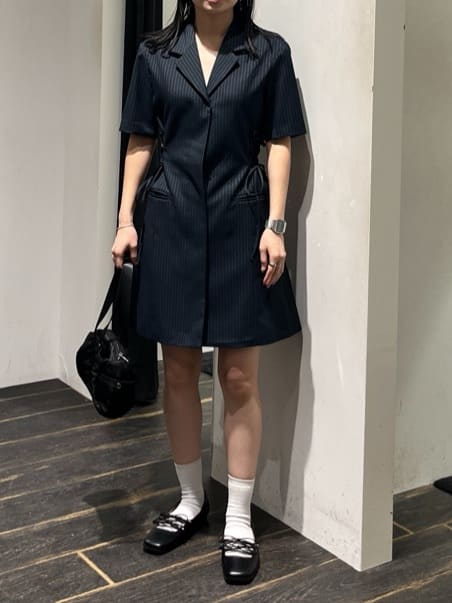 moussy | LACE UP TAILORED ドレス | Rakuten Fashion(楽天