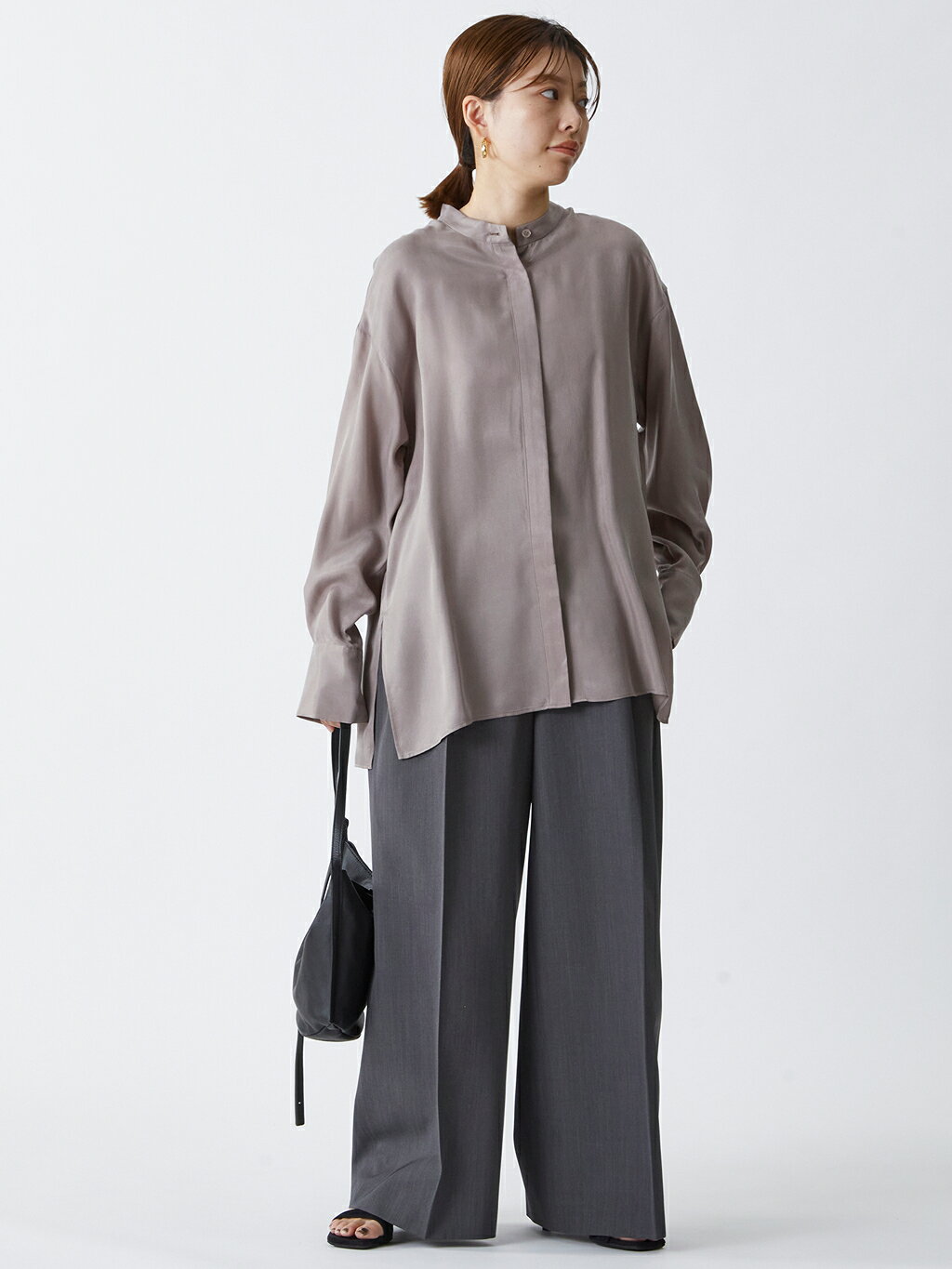 1er Arrondissementの【新色追加】キュプラフィブリルシャツを使ったコーディネートを紹介します。｜Rakuten Fashion(楽天ファッション／旧楽天ブランドアベニュー)5351744