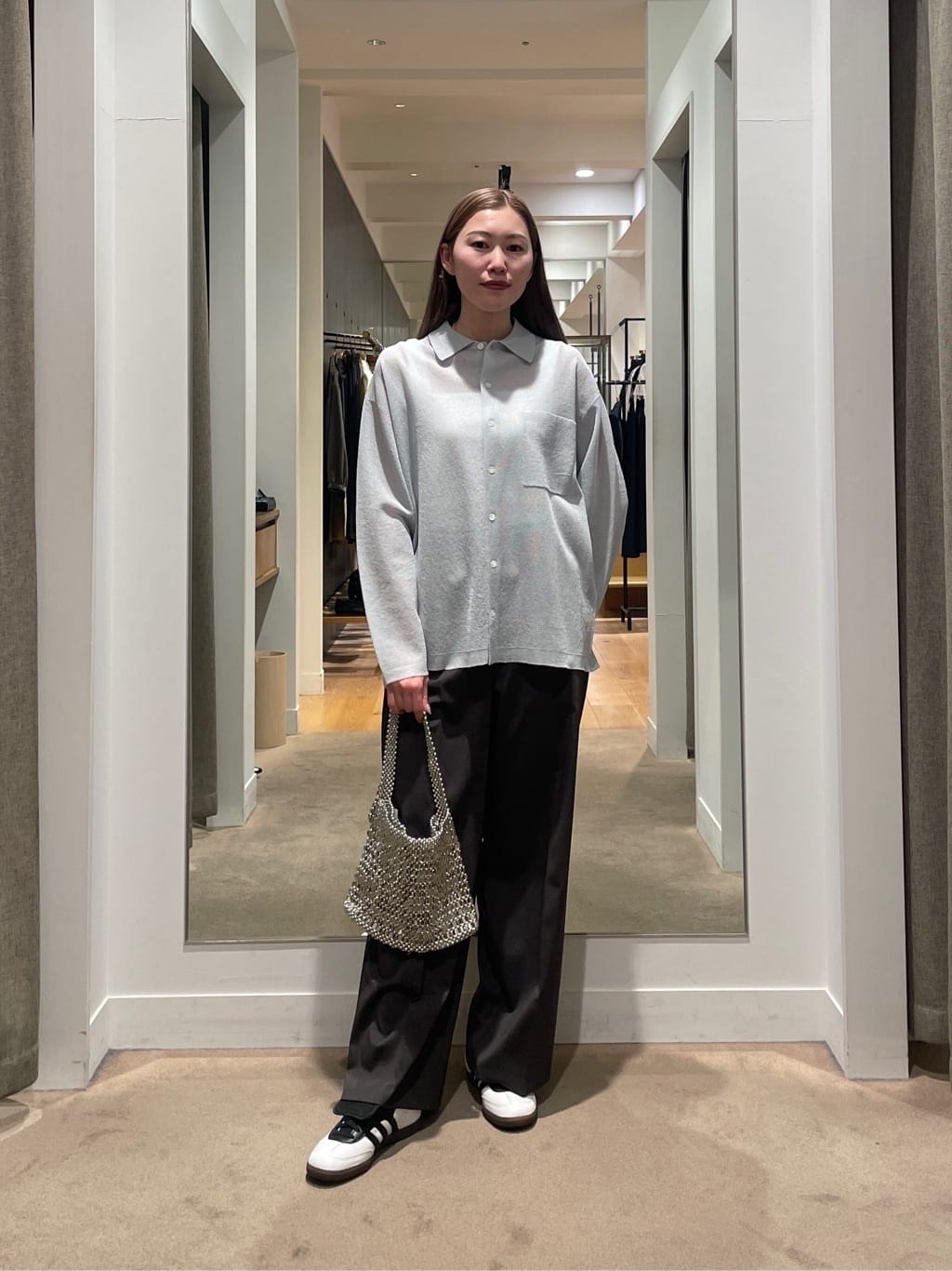 UNITED ARROWS LTD. OUTLET | アセテートナイロンミラノリブ シャツ