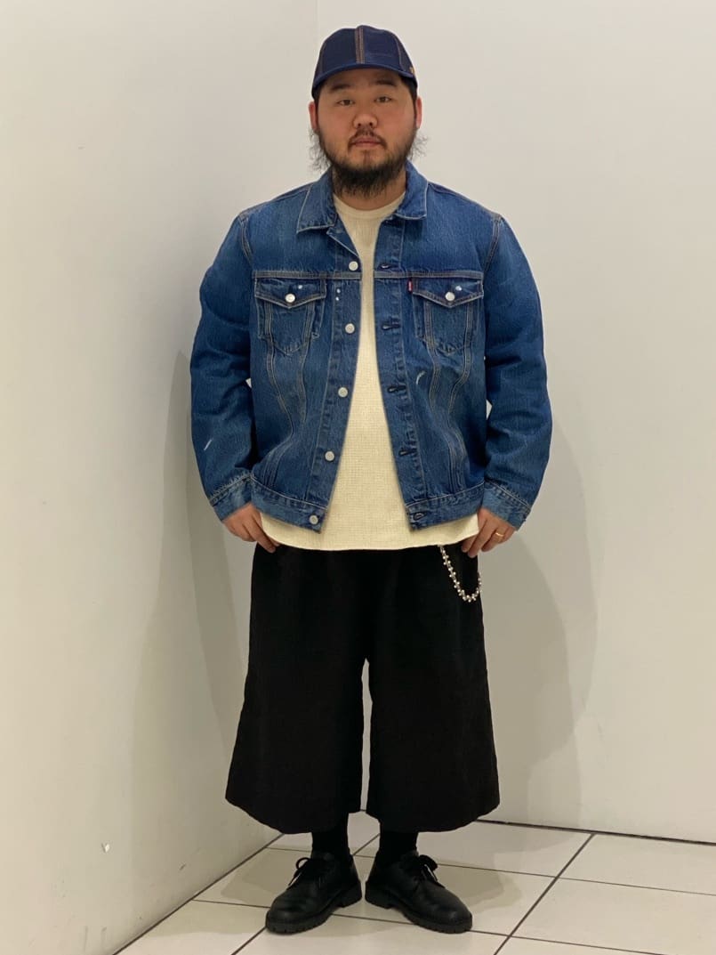 JOURNAL STANDARDのLEVI'S(R) / リーバイス(R) 別注 TYPE III TRUCKER JACKET Selvedge INDIGOを使ったコーディネートを紹介します。｜Rakuten Fashion(楽天ファッション／旧楽天ブランドアベニュー)5353205