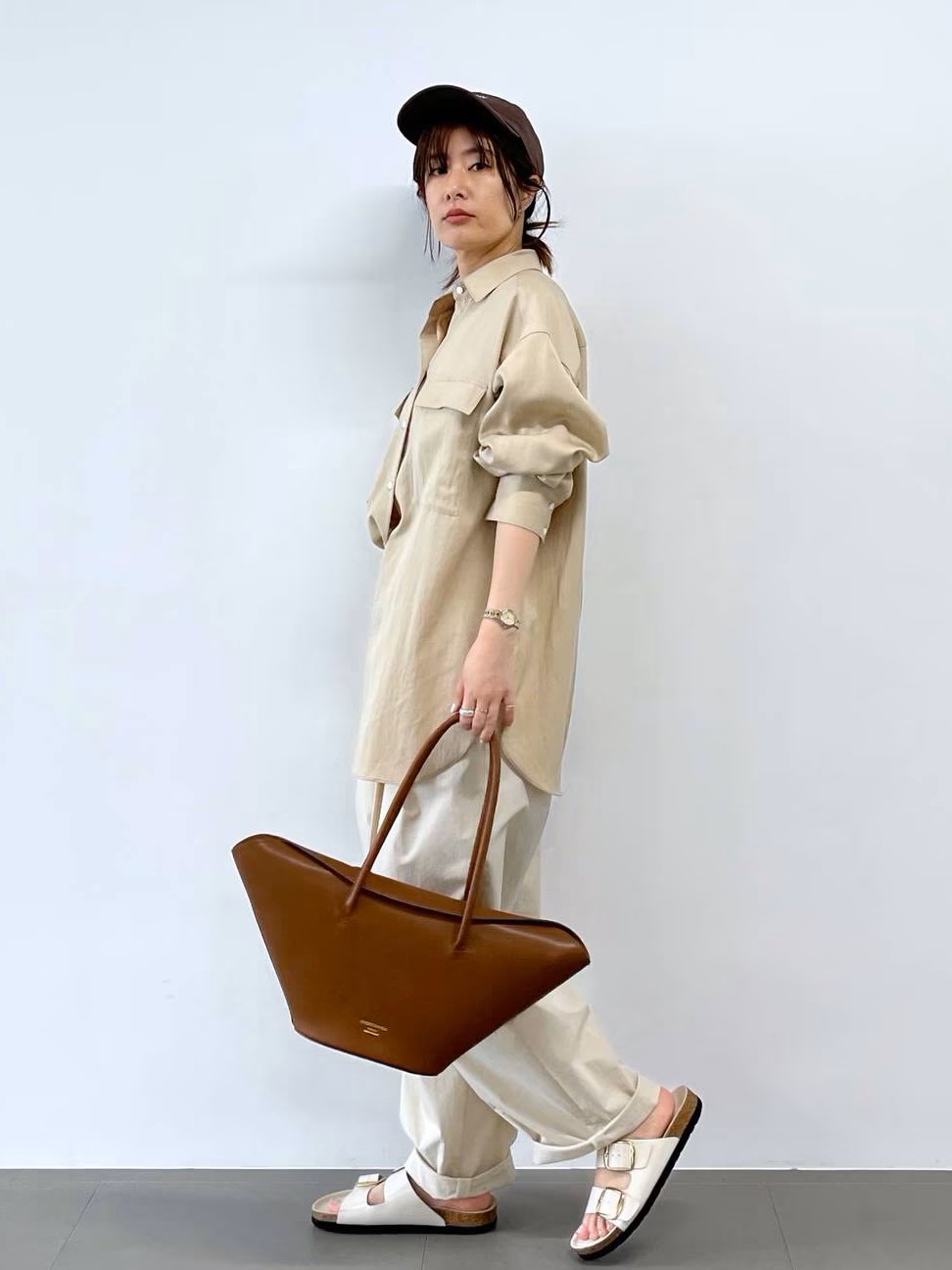 BABYLONE | コットンナイロンタックパンツ | Rakuten Fashion(楽天