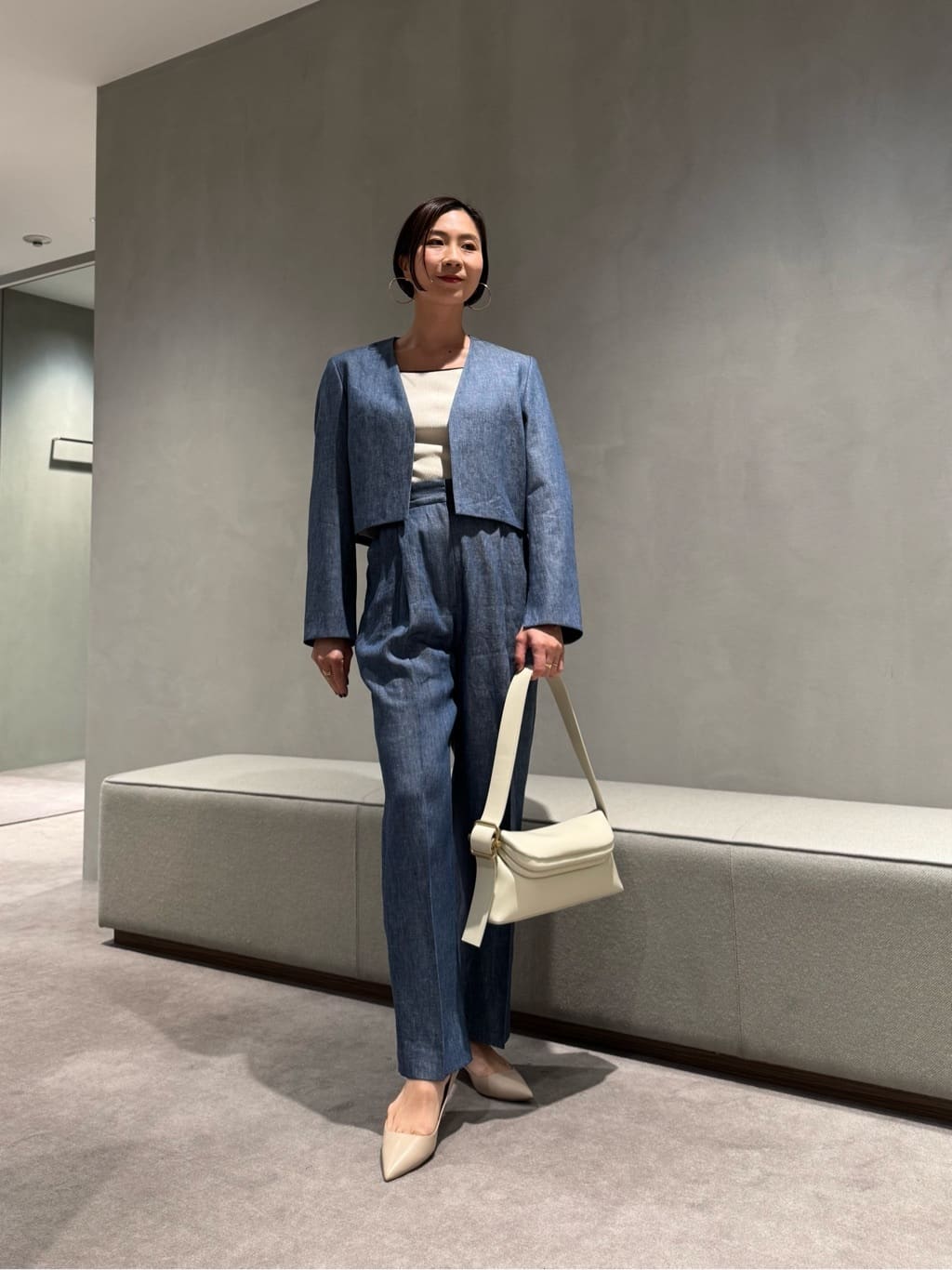 UNITED ARROWS LTD. OUTLET | <conte>デニムライク タック ワイド
