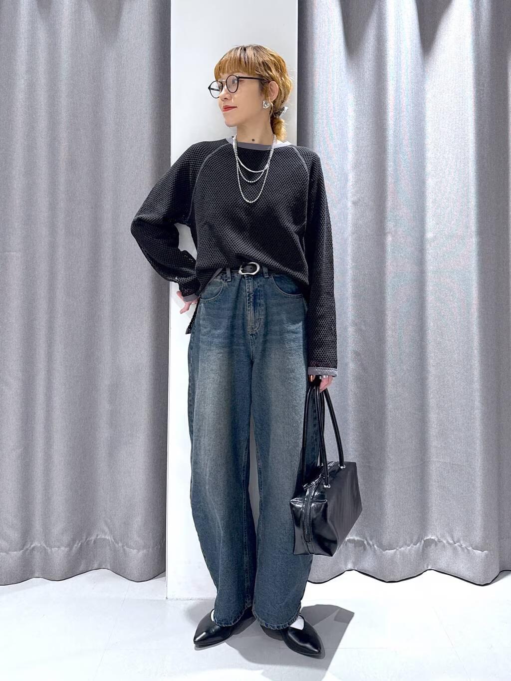 LAKOLEのラグランメッシュプルオーバー長袖を使ったコーディネートを紹介します。｜Rakuten Fashion(楽天ファッション／旧楽天ブランドアベニュー)5372950