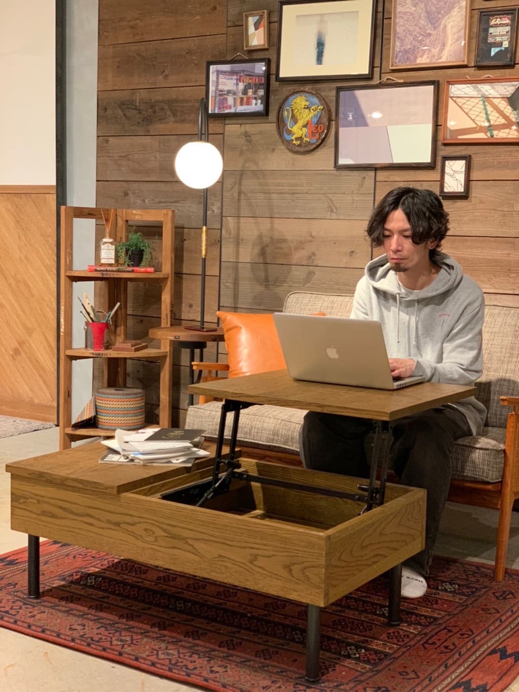 journal standard FurnitureのMONTECITO RUG 120x160 モンテシート ラグを使ったコーディネートを紹介します。｜Rakuten Fashion(楽天ファッション／旧楽天ブランドアベニュー)5374615