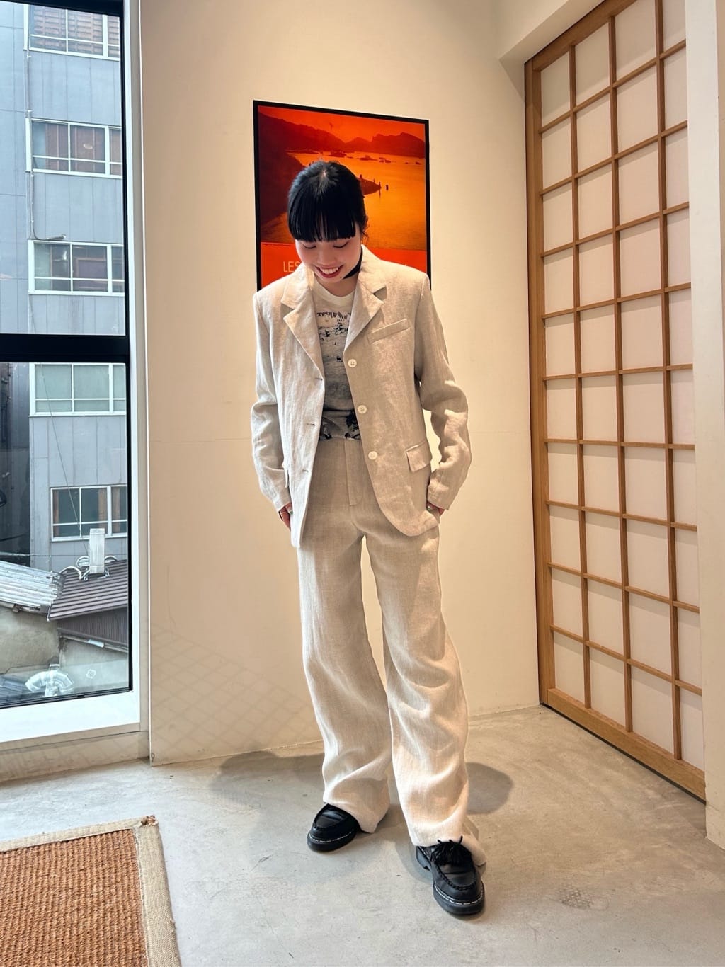 agnes b. | リネン テーラードジャケット | Rakuten Fashion(楽天