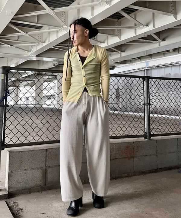 BEAMS WOMENのmaturely / シアー シャーリング カーディガンを使った 