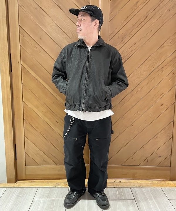 BEAMS MENのワイドフィット ユーズド加工 レザージップブルゾン 25AW ライトアウターを使ったコーディネートを紹介します。｜Rakuten Fashion(楽天ファッション／旧楽天ブランドアベニュー)5388124