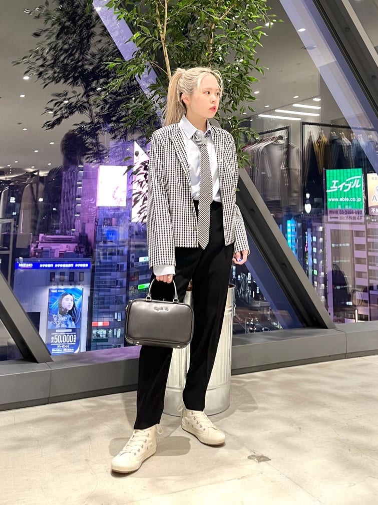 agnes b. | レザー 2way ボストンバッグ