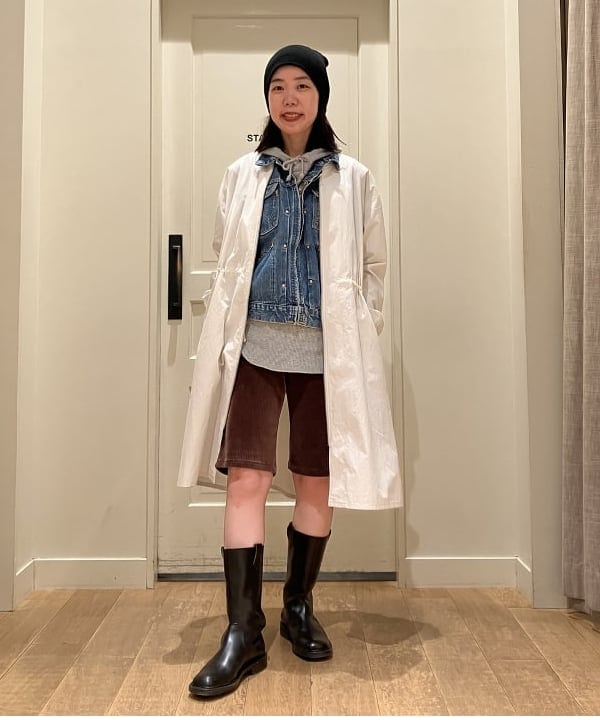 BEAMS HEARTの【洗濯可/ショートパンツ/重ね着/5分丈/ハーフ丈】カット コーデュロイ バイカー ショーツを使ったコーディネートを紹介します。｜Rakuten Fashion(楽天ファッション／旧楽天ブランドアベニュー)5389251