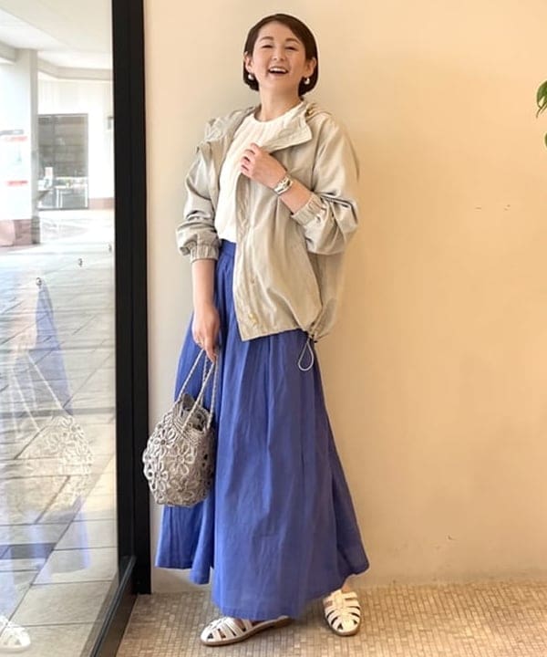 BEAMS HEARTのシャーリング ボリュームスリーブ ブラウスを使ったコーディネートを紹介します。｜Rakuten Fashion(楽天ファッション／旧楽天ブランドアベニュー)5389308
