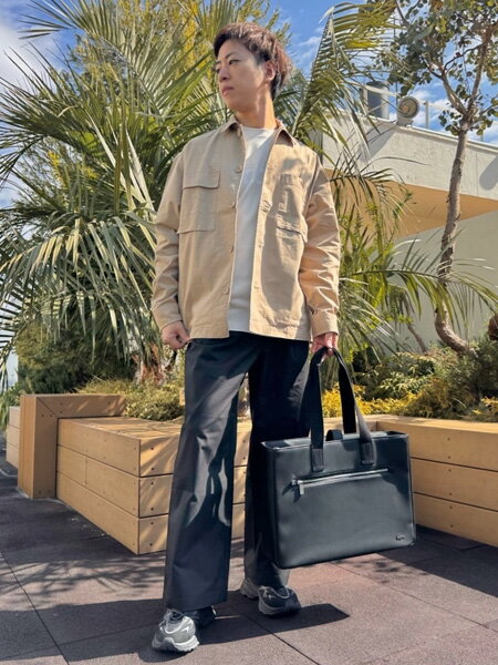 LACOSTE | コットンツイルワークシャツジャケット | Rakuten Fashion