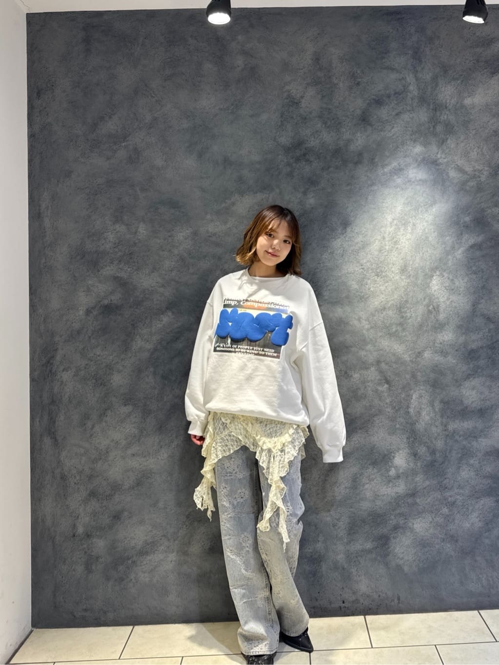 SLYのL/W JQ DENIM STRAIGHT パンツを使ったコーディネート | Rakuten 