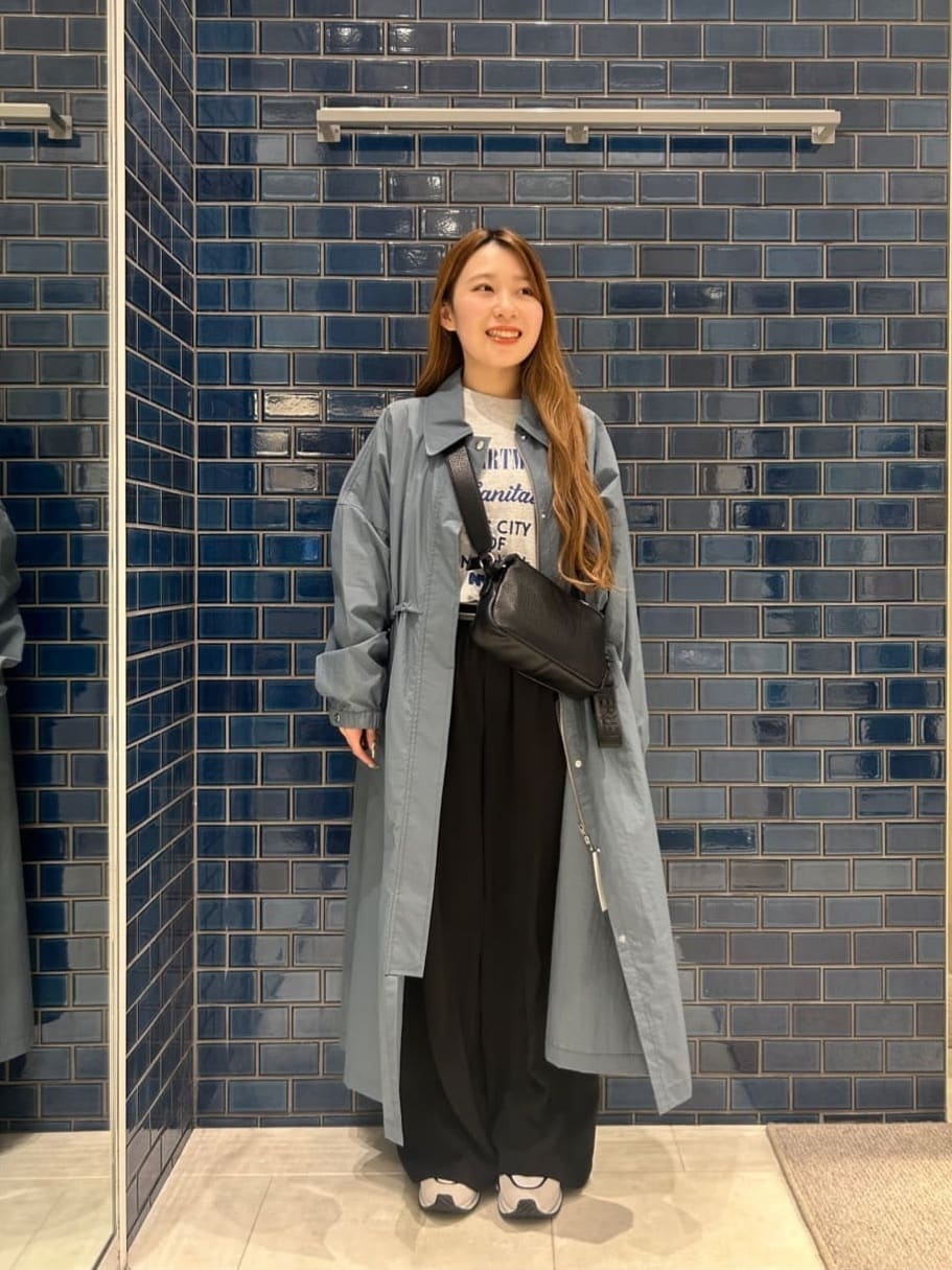 LASUDのNYCバイカラーロゴロングスリーブTを使ったコーディネートを紹介します。｜Rakuten Fashion(楽天ファッション／旧楽天ブランドアベニュー)5395006