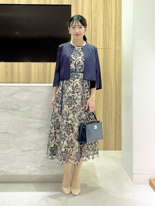 ANAYI | アートフラワーエンブロイダリーワンピース | Rakuten Fashion