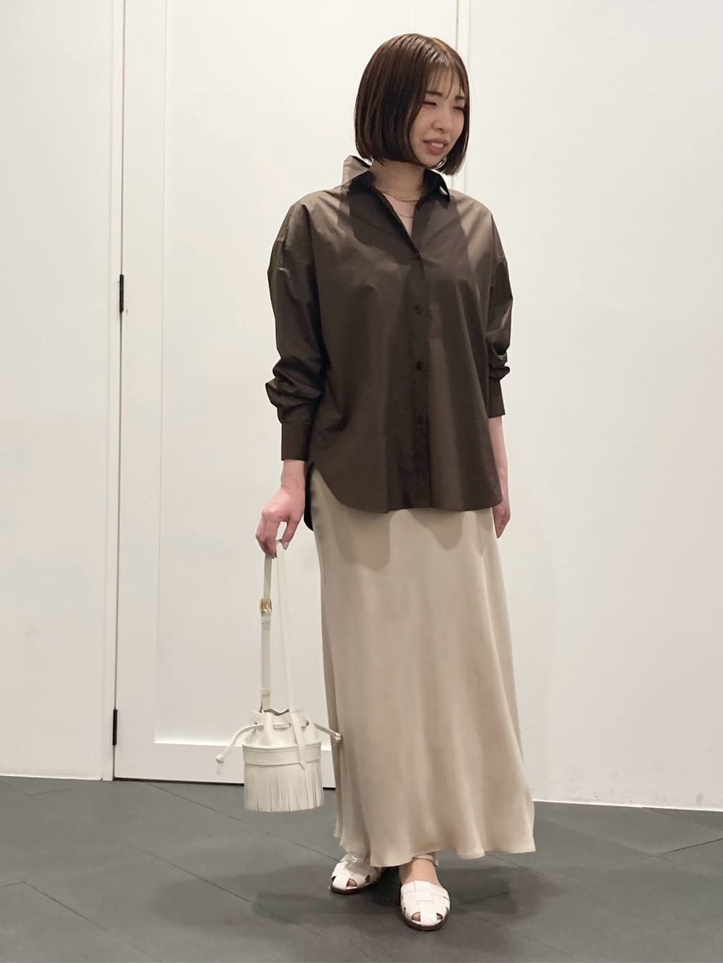 1er Arrondissementのハイポリコットンシャツを使ったコーディネートを紹介します。｜Rakuten Fashion(楽天ファッション／旧楽天ブランドアベニュー)5400182