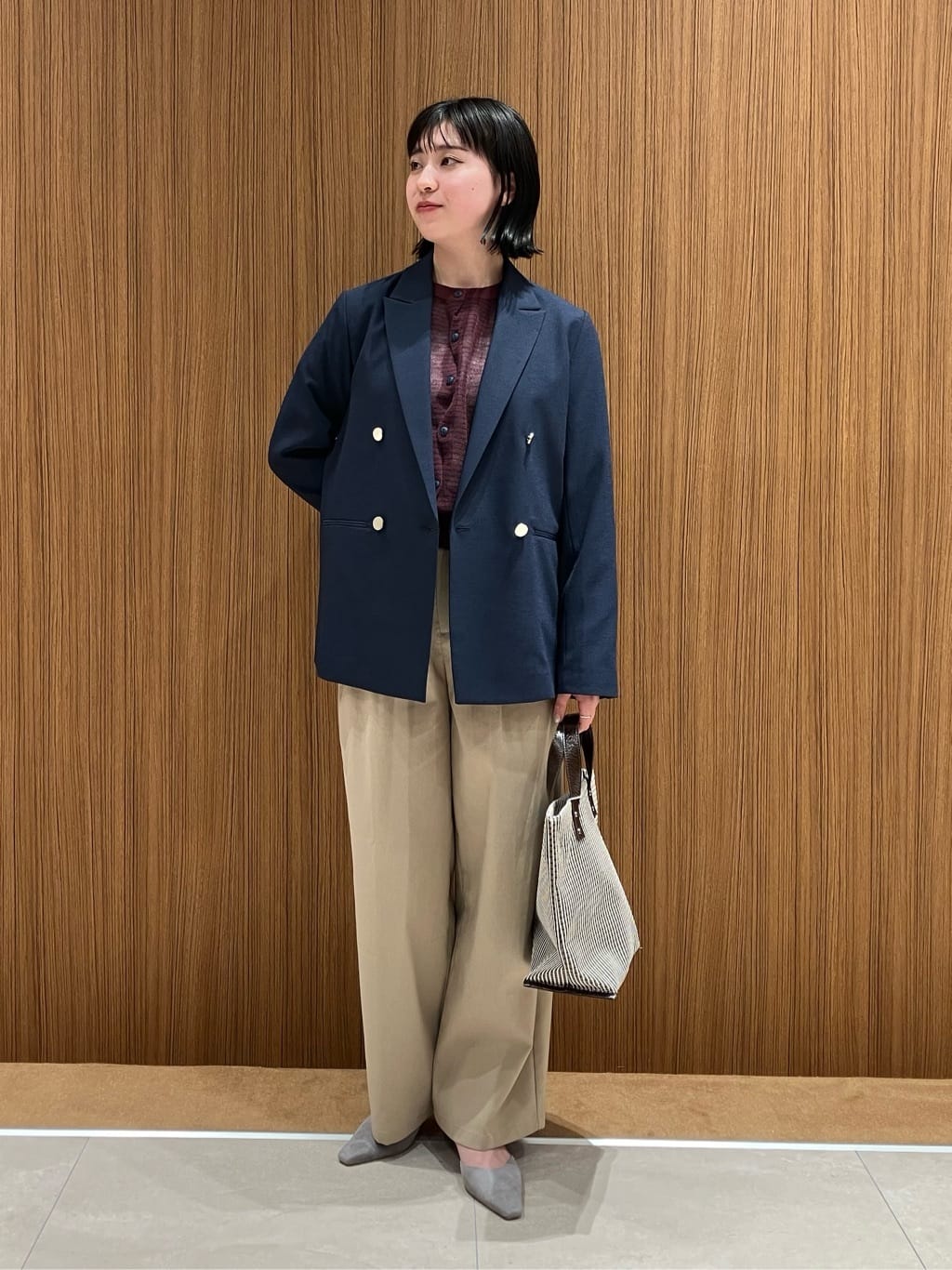 UNITED ARROWS LTD. OUTLETの<6(ROKU)>シアー ボーダー