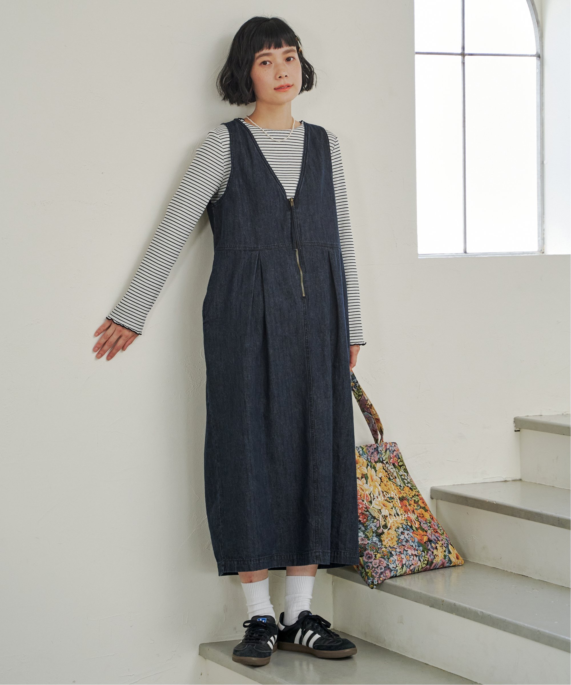 LBCのジャガードA4トートバッグを使ったコーディネートを紹介します。｜Rakuten Fashion(楽天ファッション／旧楽天ブランドアベニュー)5405376