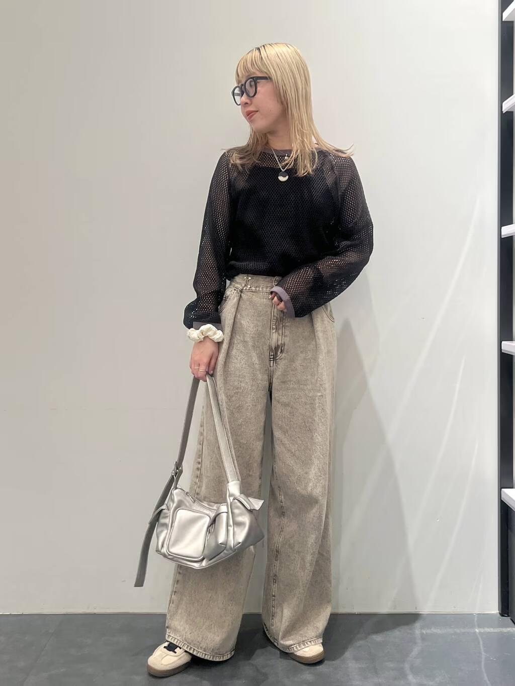 LAKOLEのラグランメッシュプルオーバー長袖を使ったコーディネートを紹介します。｜Rakuten Fashion(楽天ファッション／旧楽天ブランドアベニュー)5405477