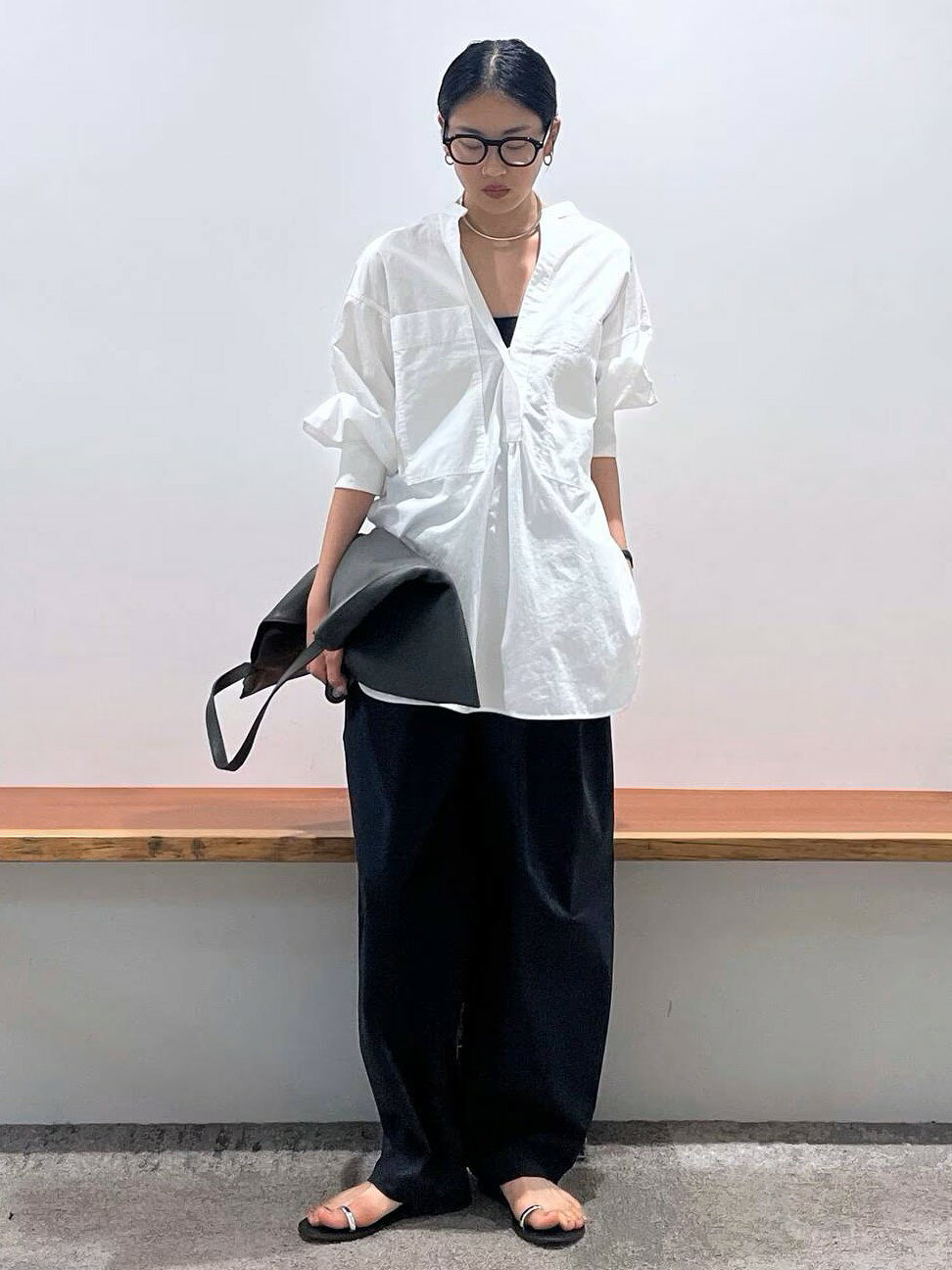 BABYLONE | コットンナイロンタックパンツ | Rakuten Fashion(楽天