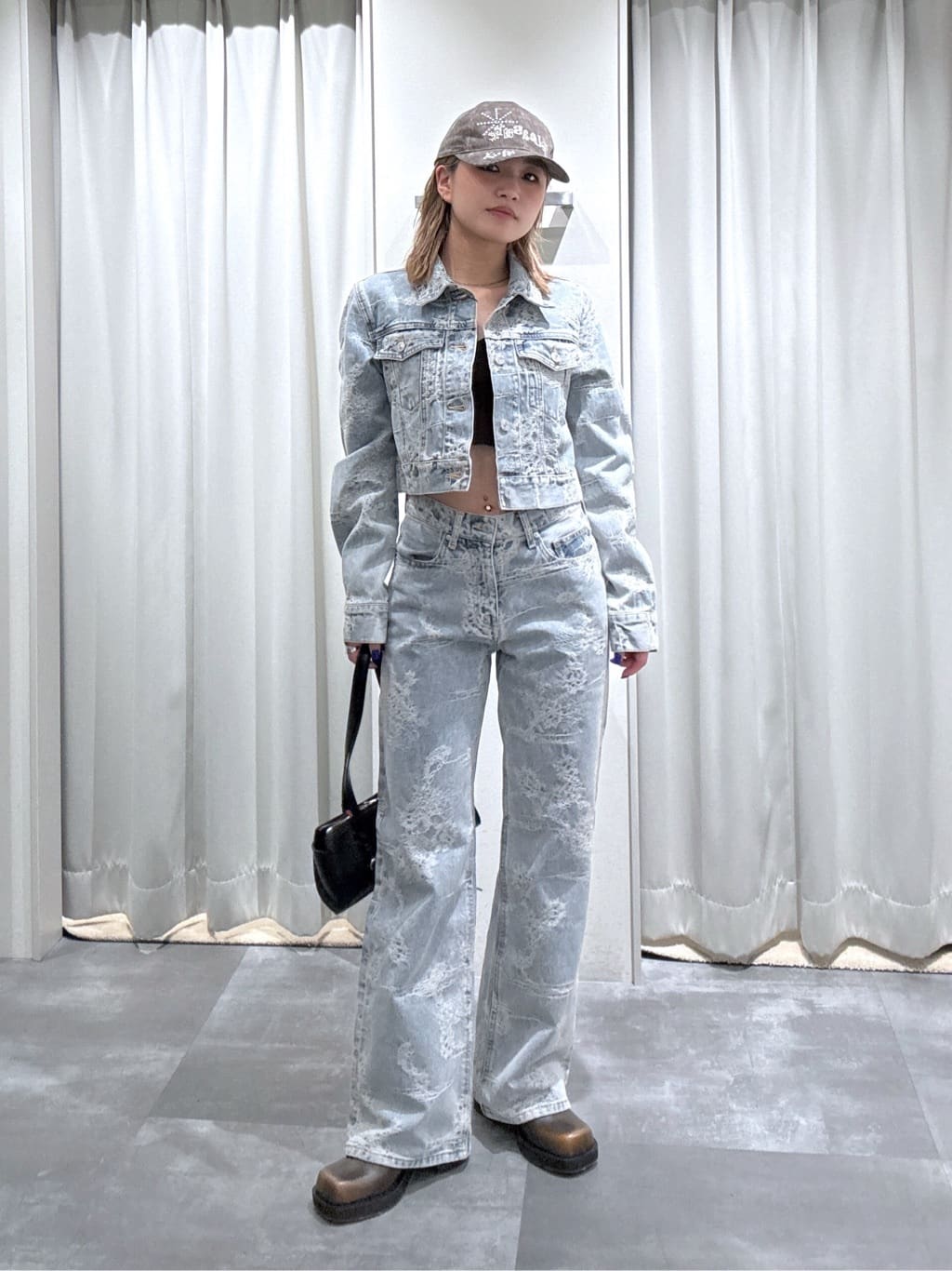 SLYのL/W JQ DENIM STRAIGHT パンツを使ったコーディネート | Rakuten 