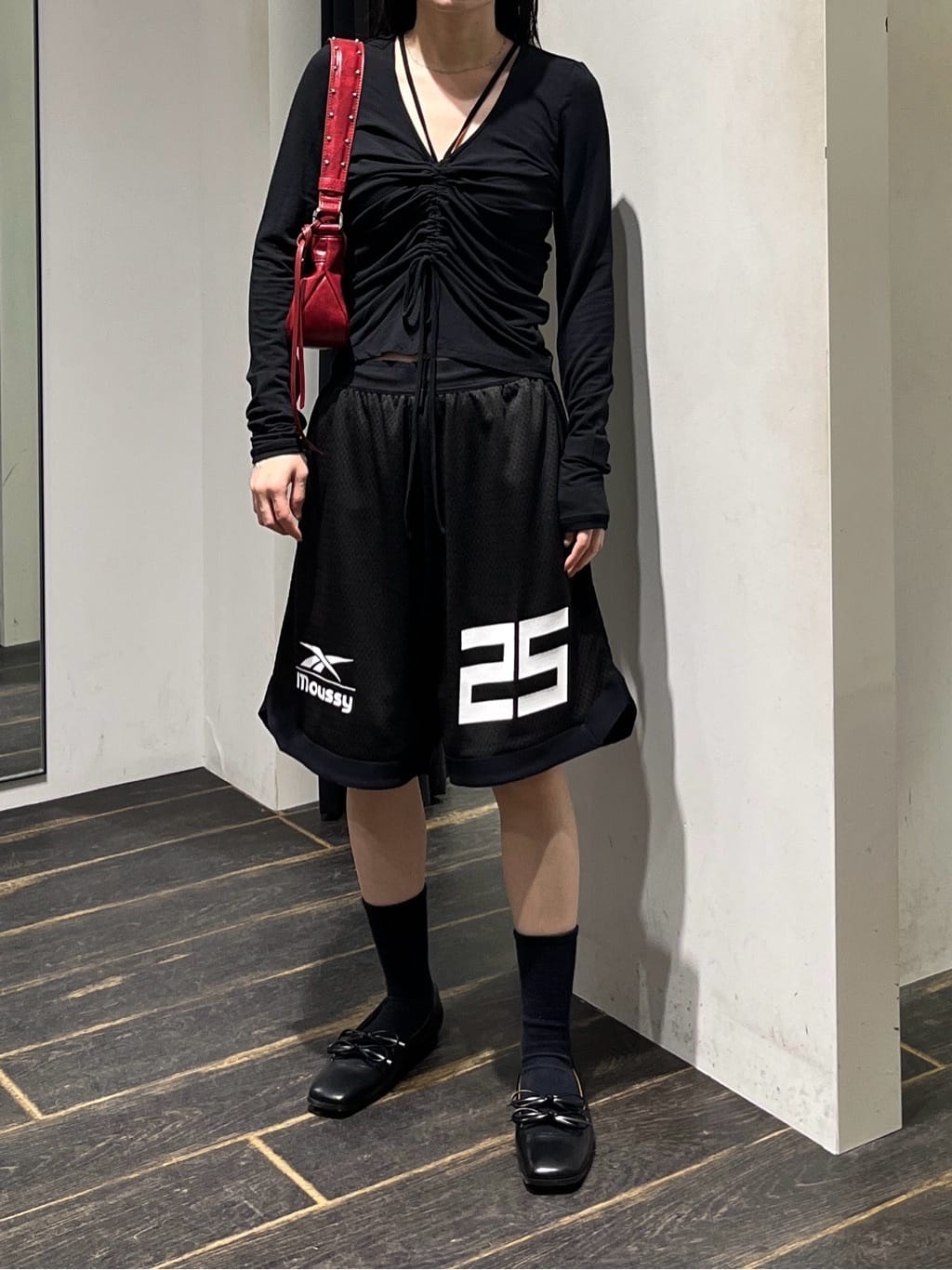 moussy | FRONT GATHER ロングスリーブトップス | Rakuten Fashion