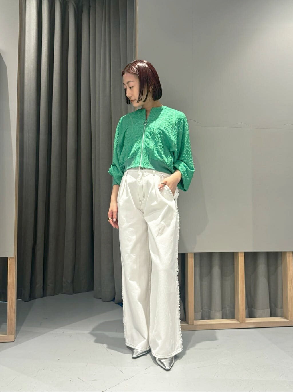 LOVELESSのジャカードカットソーカーディガンを使ったコーディネートを紹介します。｜Rakuten Fashion(楽天ファッション／旧楽天ブランドアベニュー)5417828