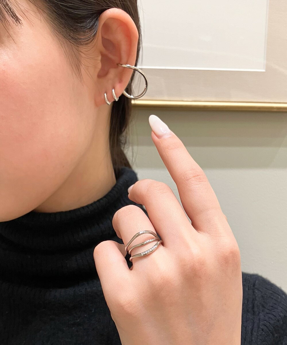 ete | PT900 フープ ピアス | Rakuten Fashion(楽天ファッション／旧