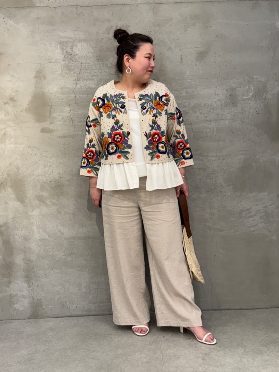 BEARDSLEY | ハンド刺繍裾フリルジャケット | Rakuten Fashion(楽天
