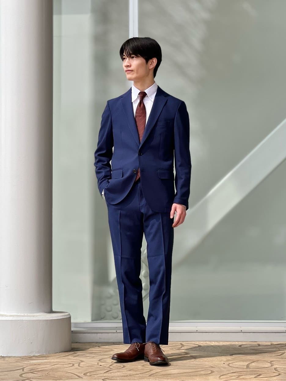 UNITED ARROWS セットアップ バーズアイ 2B ネイビー 美品 UNITED ARROWS LTD. OUTLET | バーズアイ 2ボタンジャケット