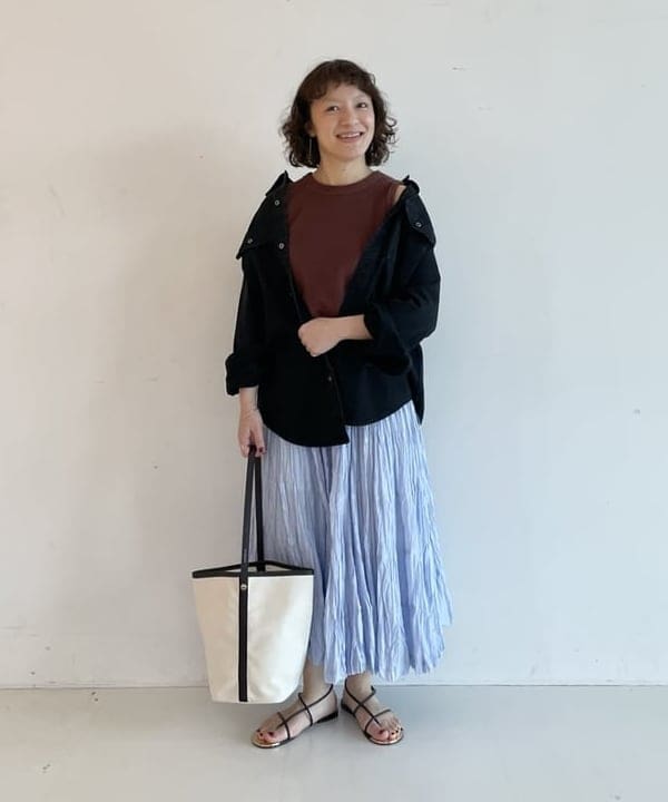 Demi-Luxe BEAMS | 【別注】MARIHA / 草原の虹 ソリッド スカート 旅行
