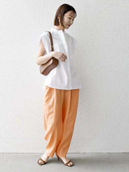 ラフ アーツアンドサイエンス コットンリネン バンドカラー Band collar simple shirt – ARTS&SCIENCE ONLINE SELLER