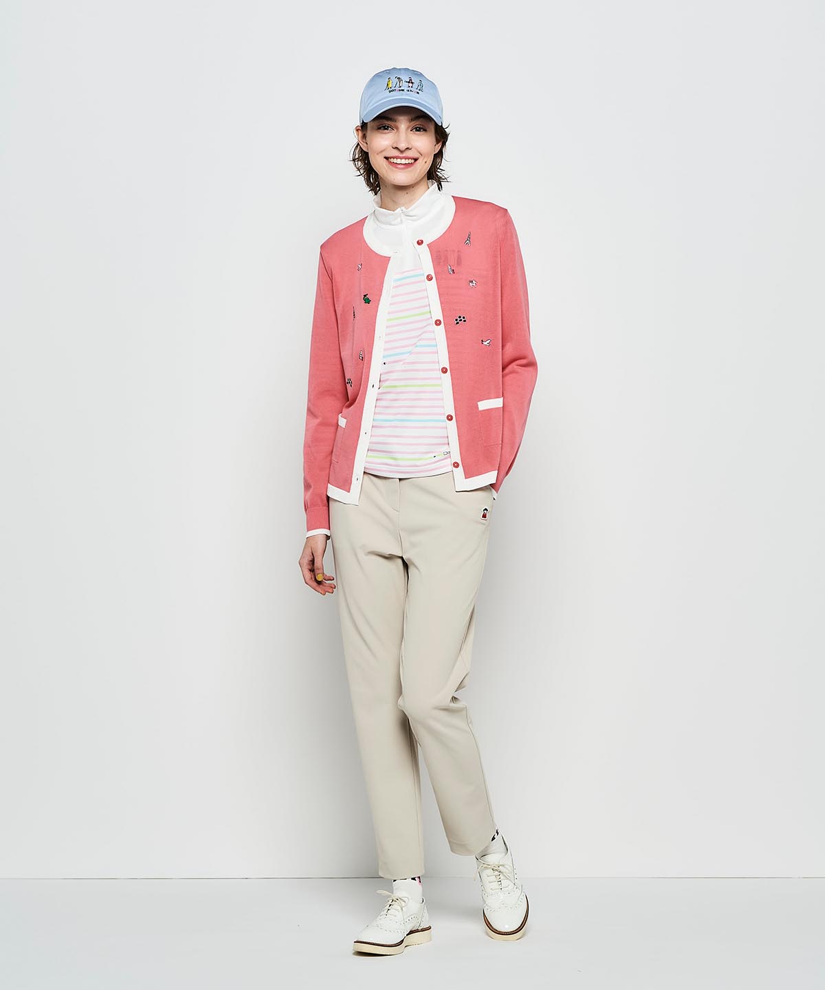 Picone Clubの刺繍カーディガンを使ったコーディネートを紹介します。｜Rakuten Fashion(楽天ファッション／旧楽天ブランドアベニュー)5427307