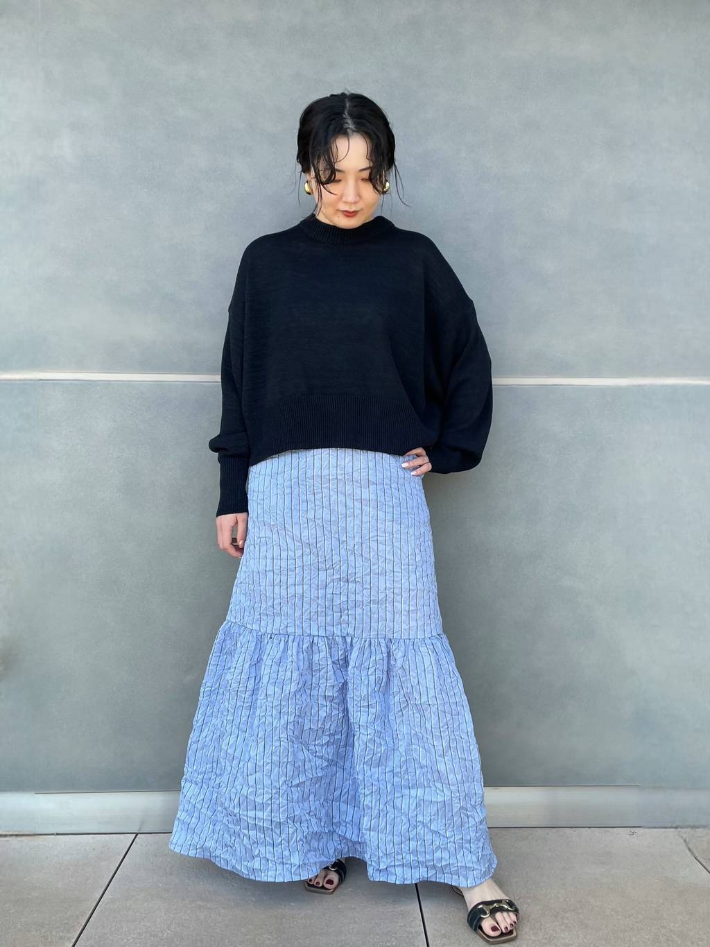 Curensology リネンテープヤーンニットプルオーバー美品 Curensology | リネンテープヤーンニットプルオーバー | Rakuten