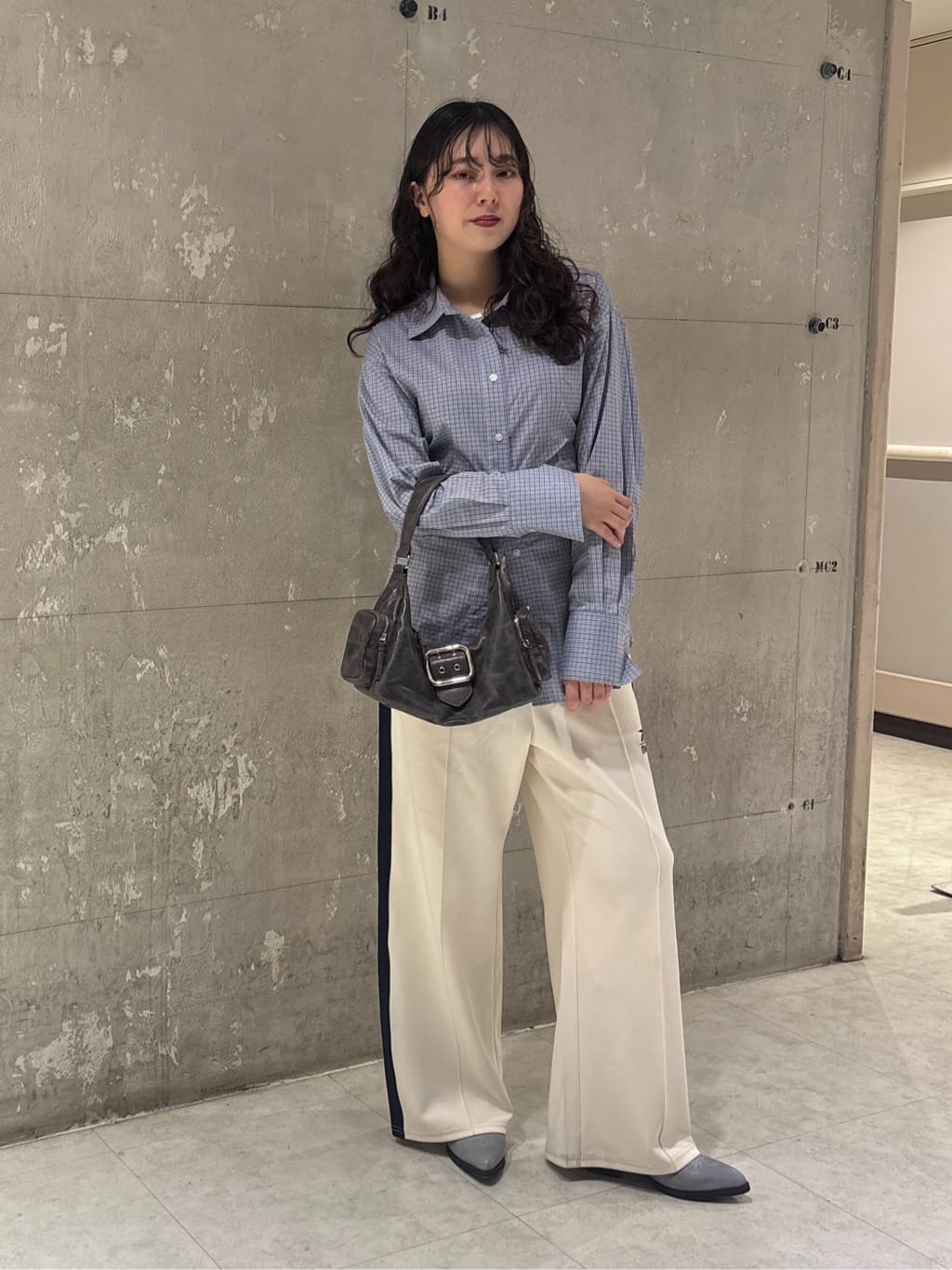 moussyのWAIST TIE OVER シャツを使ったコーディネート