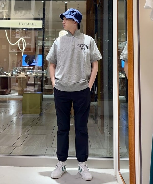 TAN BOUCLE LONG GROVES [BABY BLUE]