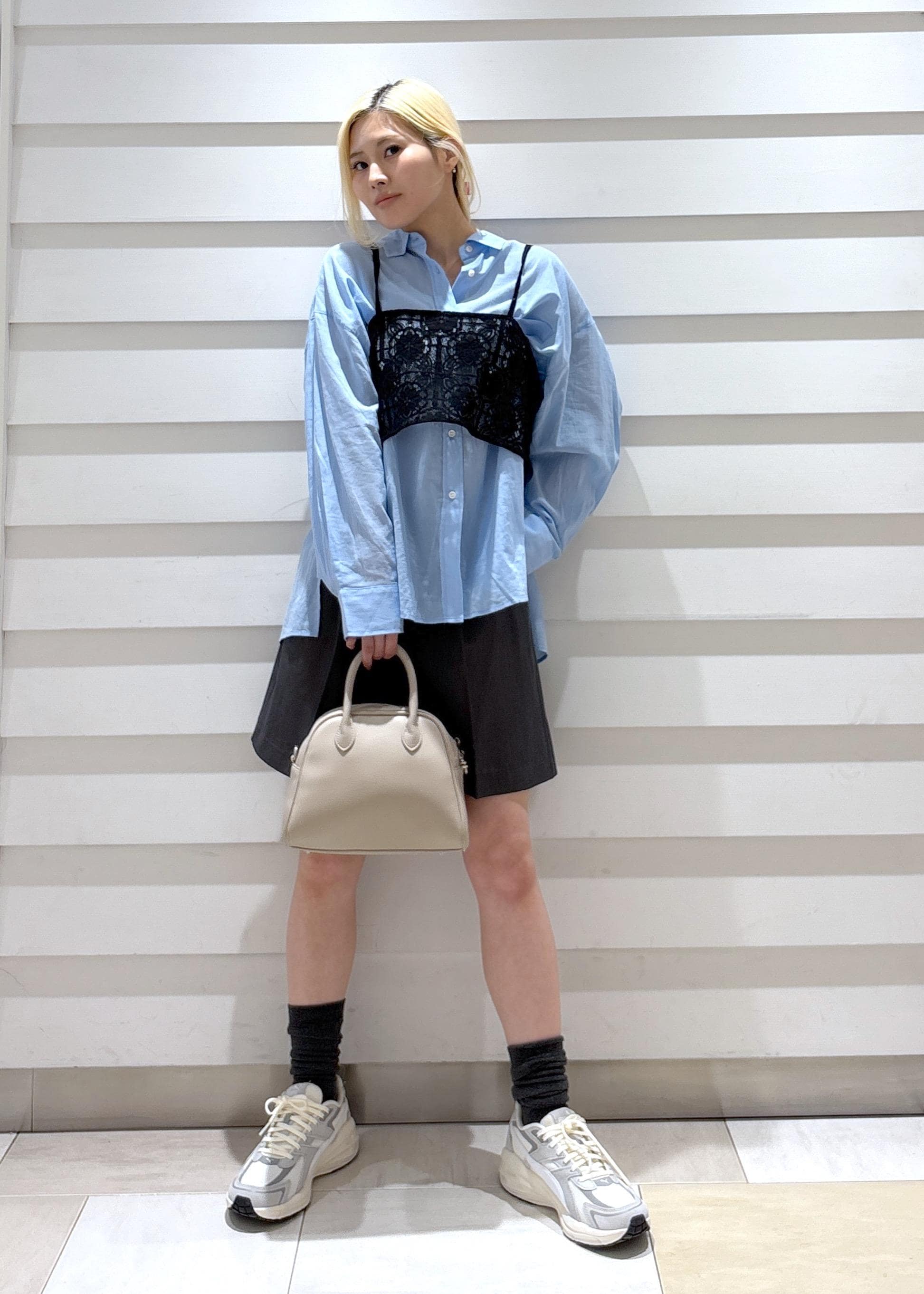 ROPE' PICNICのハーフタックパンツを使ったコーディネートを紹介します。｜Rakuten Fashion(楽天ファッション／旧楽天ブランドアベニュー)5462027