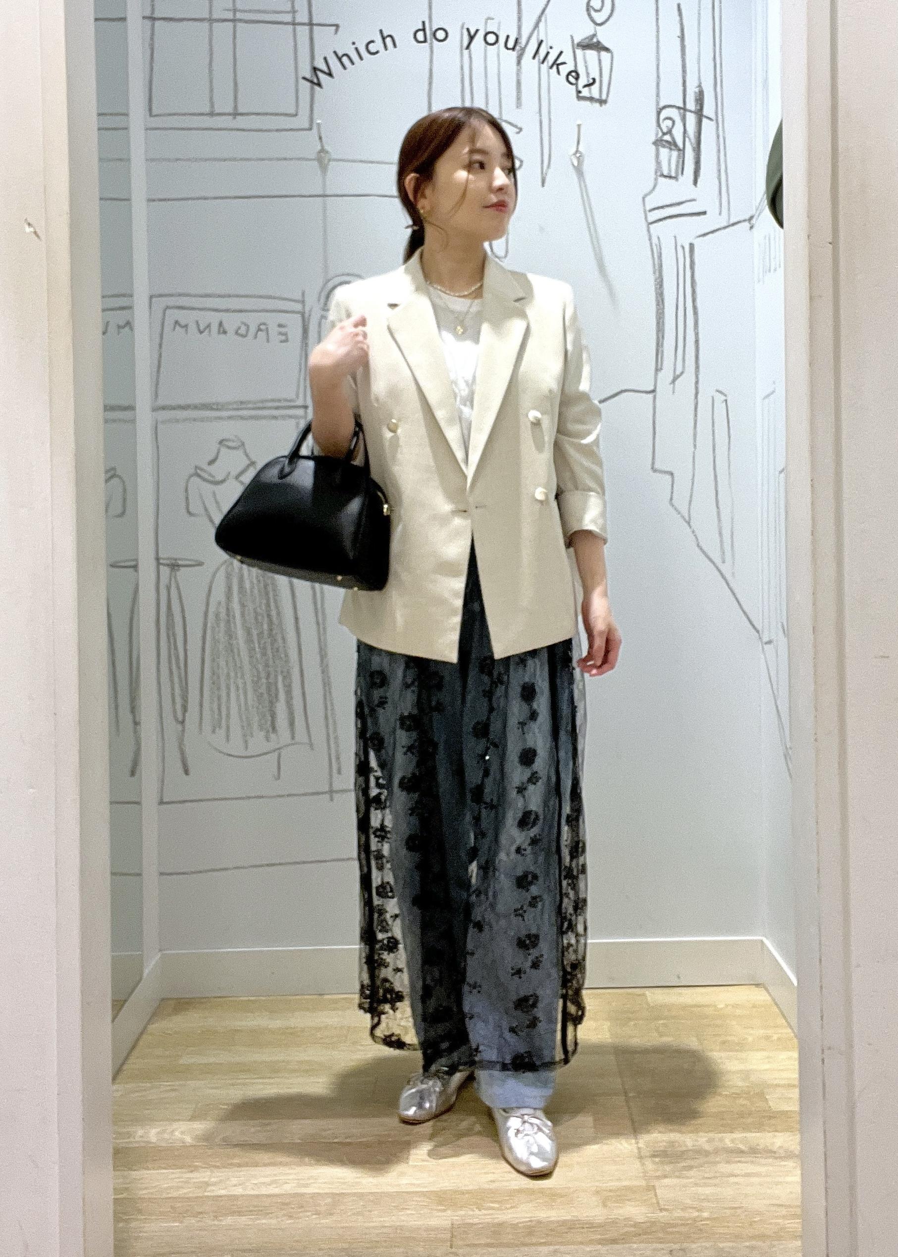 ROPE' PICNICの【抗菌防臭・接触冷感・UVカット】カナパ金ボタンジャケット/通勤・セットアップ対応を使ったコーディネートを紹介します。｜Rakuten Fashion(楽天ファッション／旧楽天ブランドアベニュー)5462342