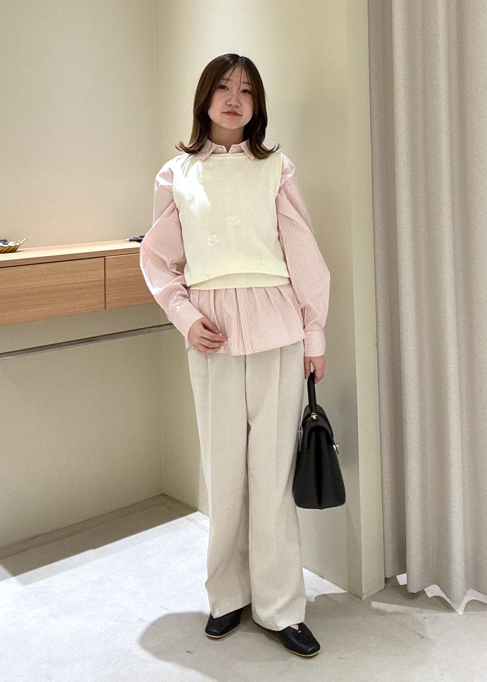 VIS | フラワーモチーフニットベスト | Rakuten Fashion(楽天