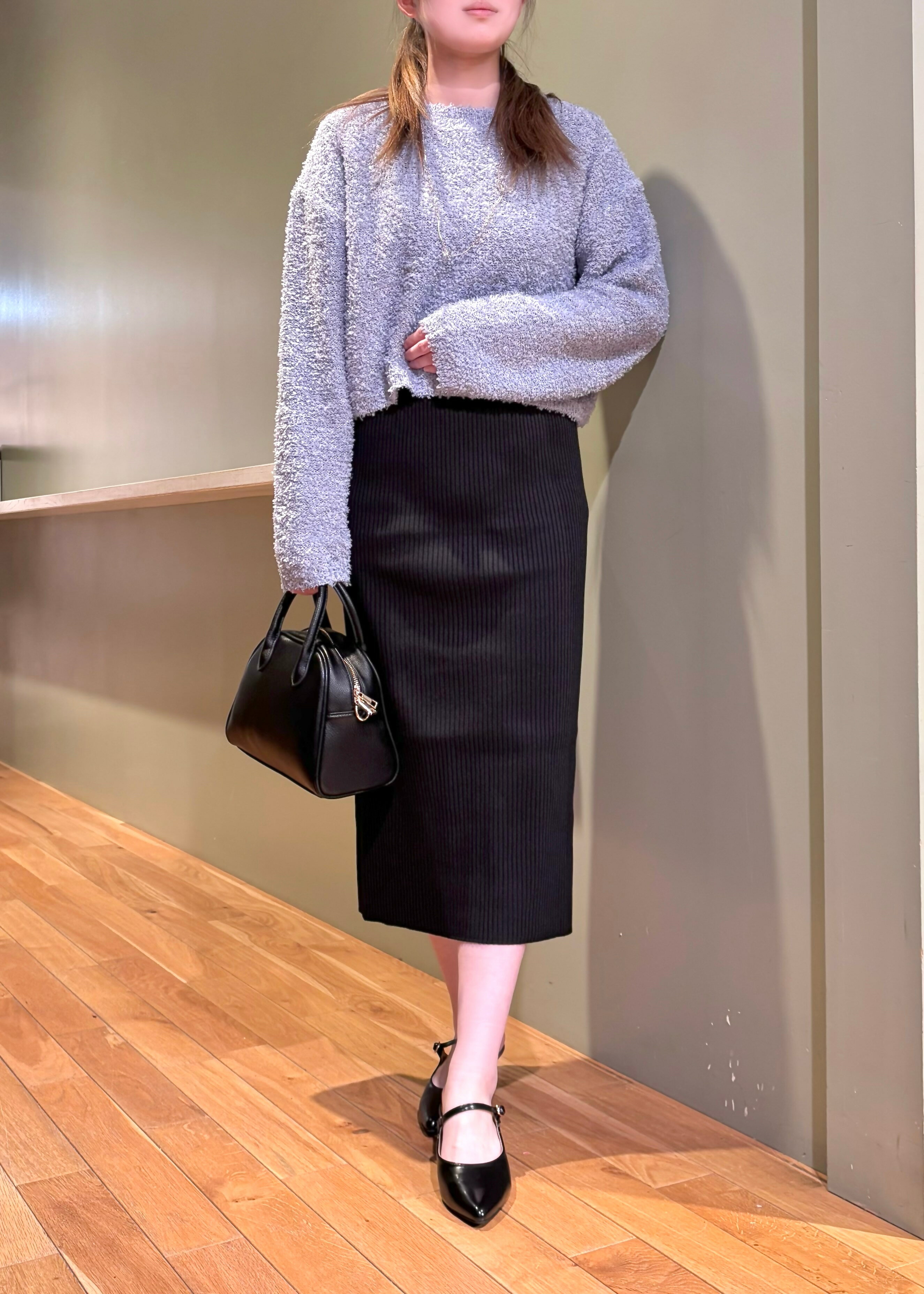 ROPE' PICNICのスパンコール混リボンヤーンニットプルオーバーを使ったコーディネートを紹介します。｜Rakuten Fashion(楽天ファッション／旧楽天ブランドアベニュー)5490337