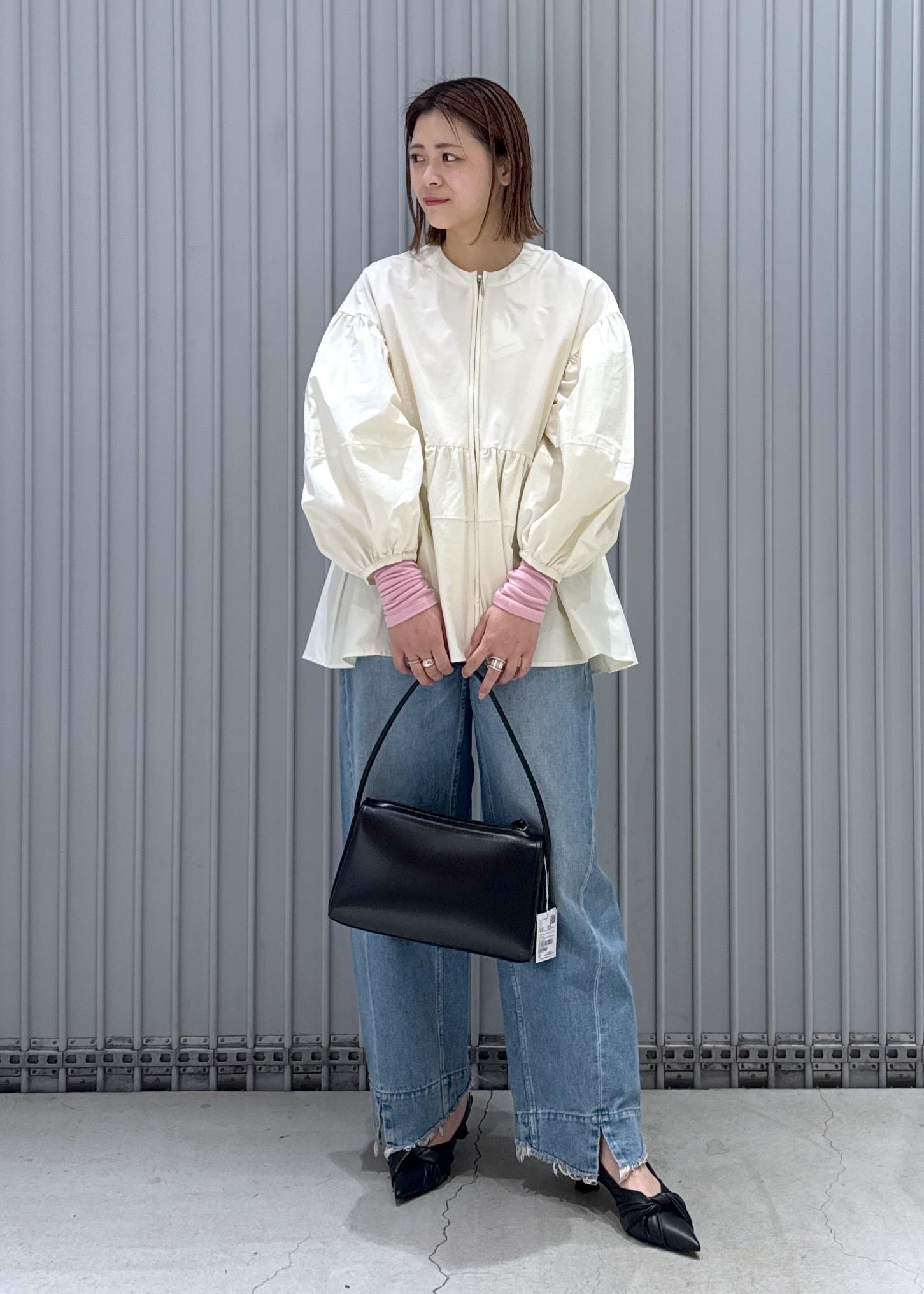 ADAM ET ROPE' | 【再入荷・新色追加・サステナブル】ペプラムジップ