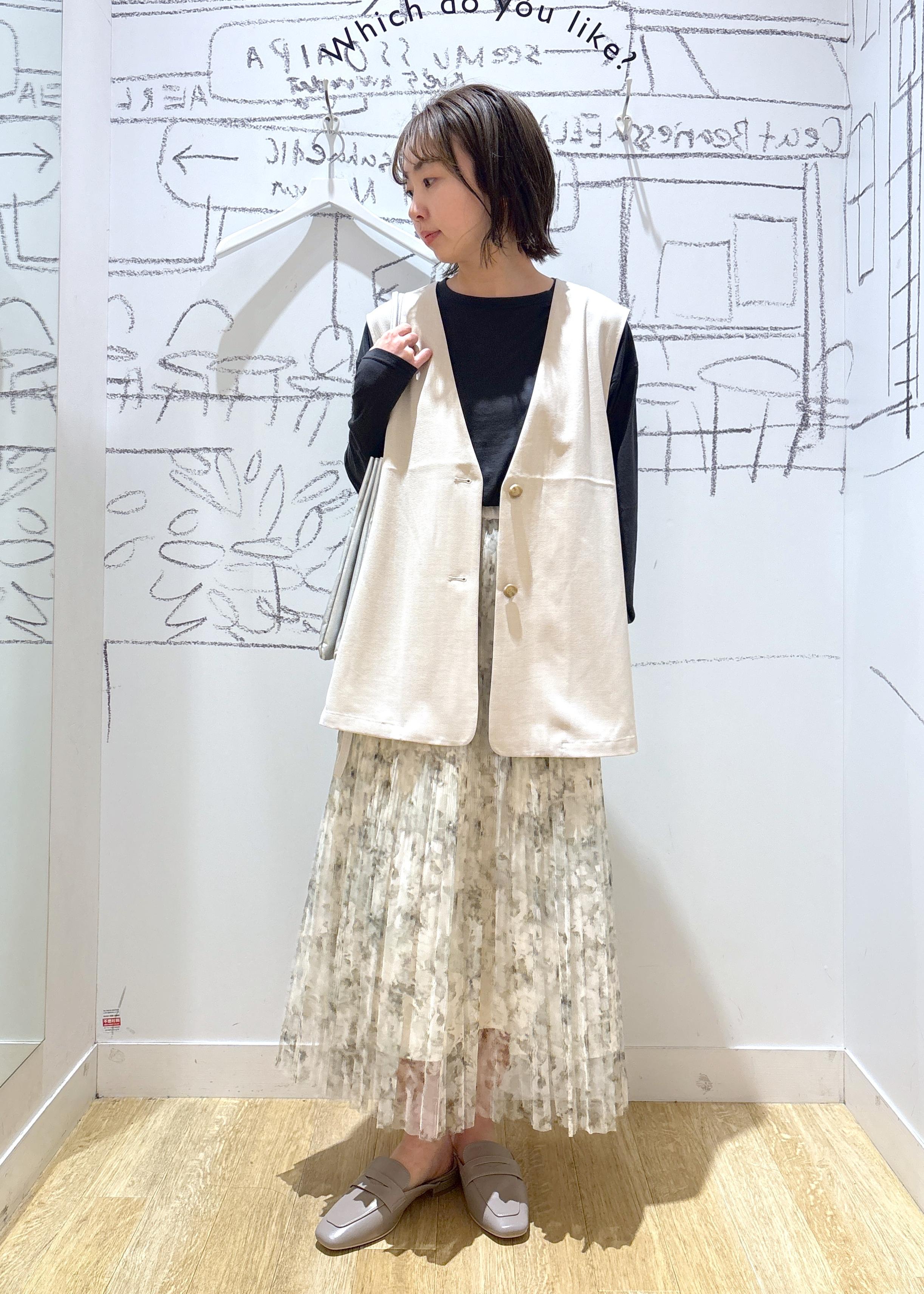 ROPE' PICNICの【抗菌防臭・接触冷感・UVカット】カナパノースーリーブジレ/セットアップ対応を使ったコーディネートを紹介します。｜Rakuten Fashion(楽天ファッション／旧楽天ブランドアベニュー)5519398