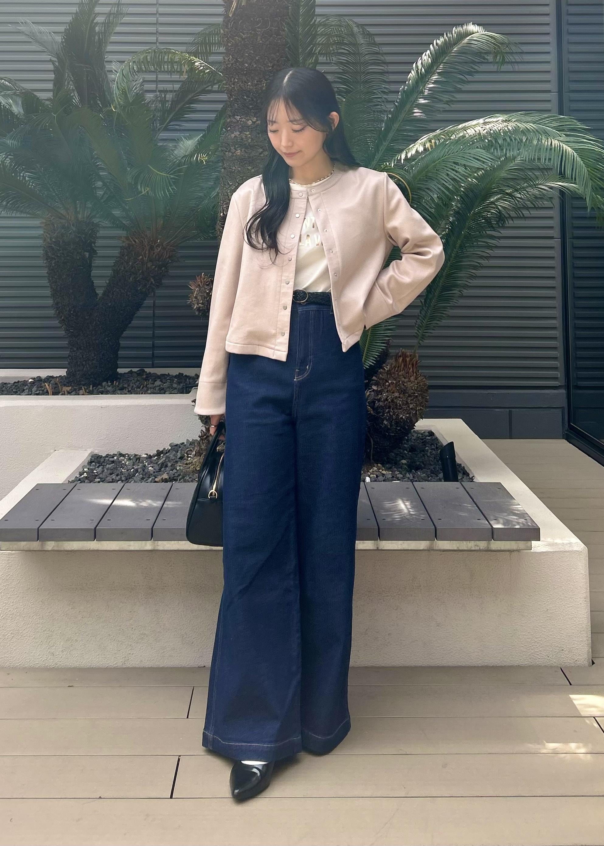 ROPE' PICNICのマシュマロカーディーブルゾンを使ったコーディネートを紹介します。｜Rakuten Fashion(楽天ファッション／旧楽天ブランドアベニュー)5519446