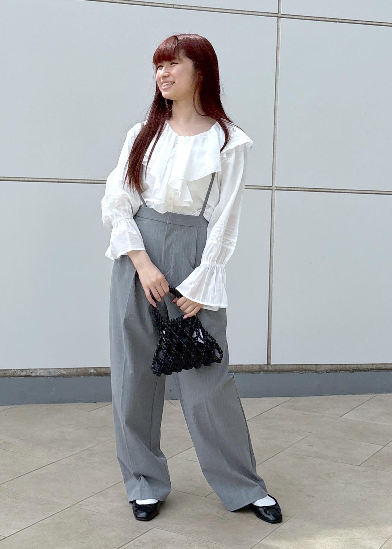 ROPE' PICNICの【接触冷感・通気性】お着軽シャツシリーズ/綿ボイルフリルブラウスを使ったコーディネートを紹介します。｜Rakuten Fashion(楽天ファッション／旧楽天ブランドアベニュー)5519608