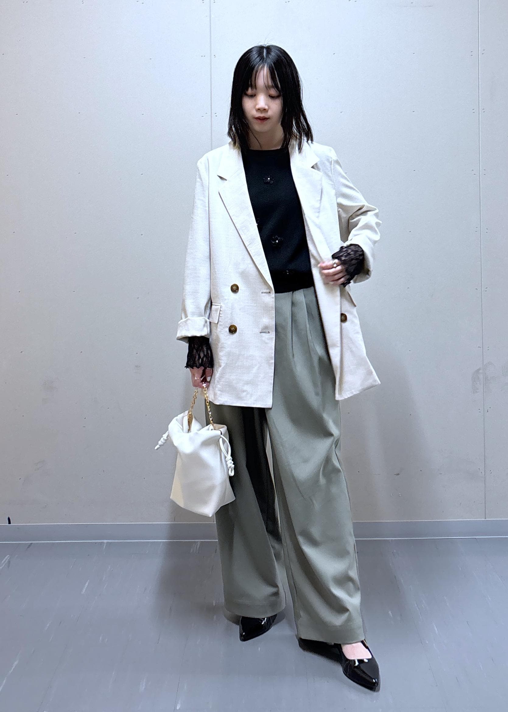 VIS | フラワーモチーフニットベスト | Rakuten Fashion(楽天