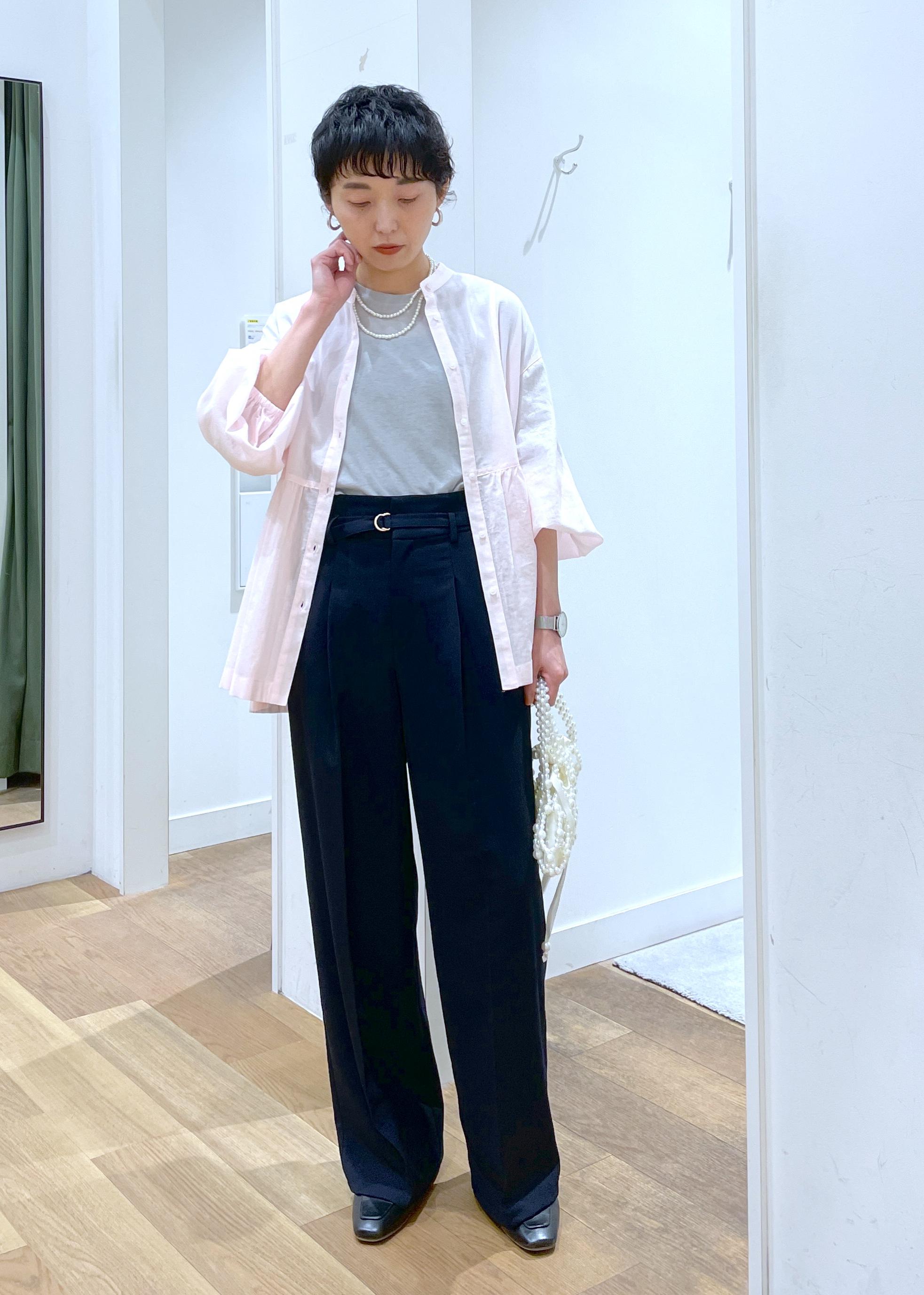 ROPE' PICNICの【接触冷感・通気性】お着軽シャツシリーズ/綿ボイルペプラムシャツを使ったコーディネートを紹介します。｜Rakuten Fashion(楽天ファッション／旧楽天ブランドアベニュー)5545406