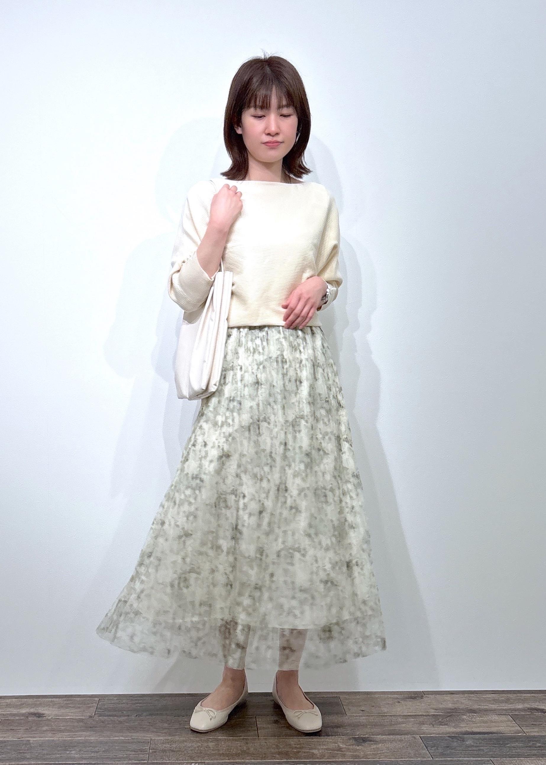 ROPE' PICNICのアンジェリーナ7分袖パールドルマンニットを使ったコーディネートを紹介します。｜Rakuten Fashion(楽天ファッション／旧楽天ブランドアベニュー)5545606