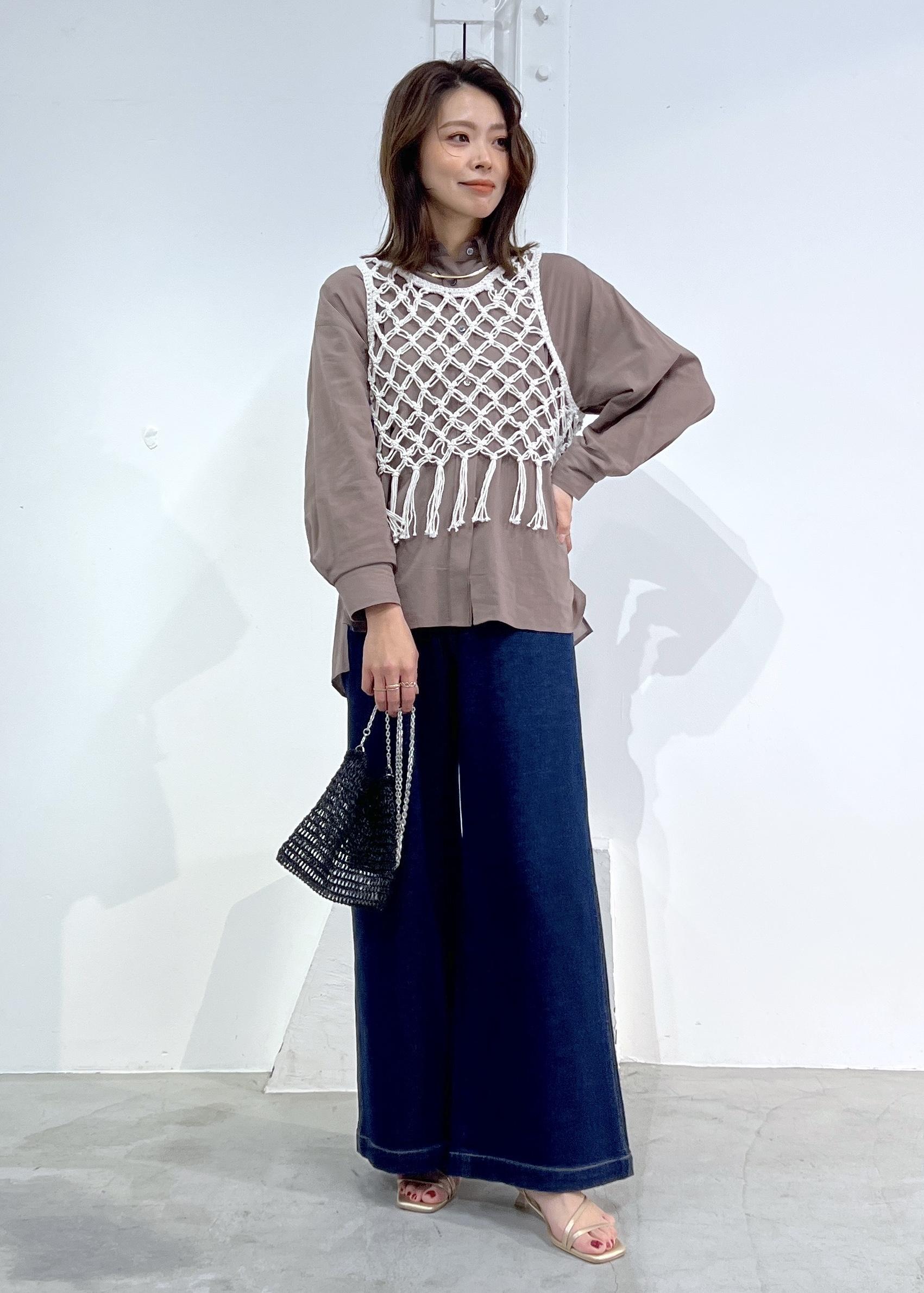 ROPE' PICNICの【接触冷感・通気性】お着軽シャツシリーズ/綿ボイルバックタックシャツを使ったコーディネートを紹介します。｜Rakuten Fashion(楽天ファッション／旧楽天ブランドアベニュー)5545612