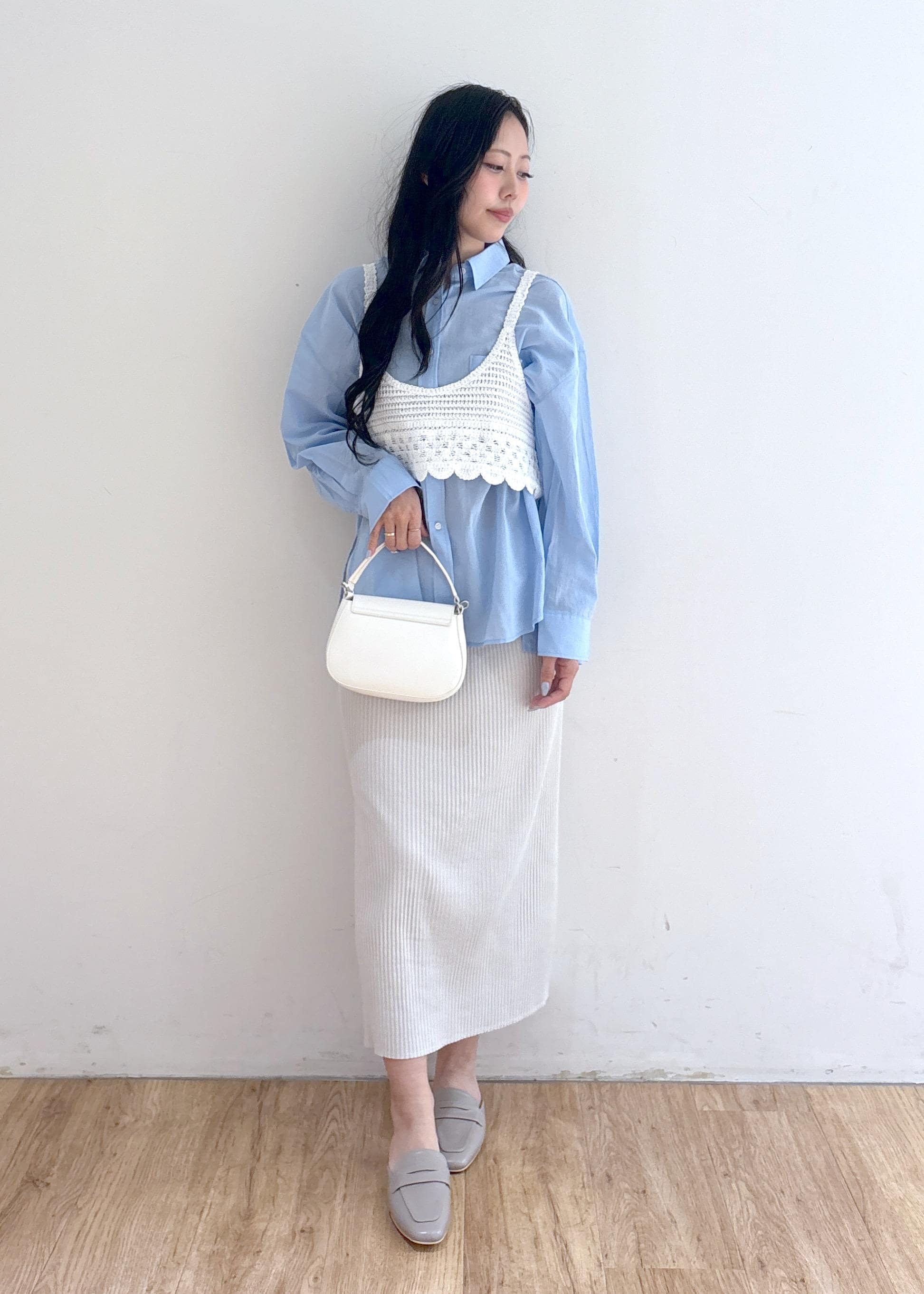 ROPE' PICNICの【接触冷感・通気性】お着軽シャツシリーズ/綿ボイルバックタックシャツを使ったコーディネートを紹介します。｜Rakuten Fashion(楽天ファッション／旧楽天ブランドアベニュー)5545727
