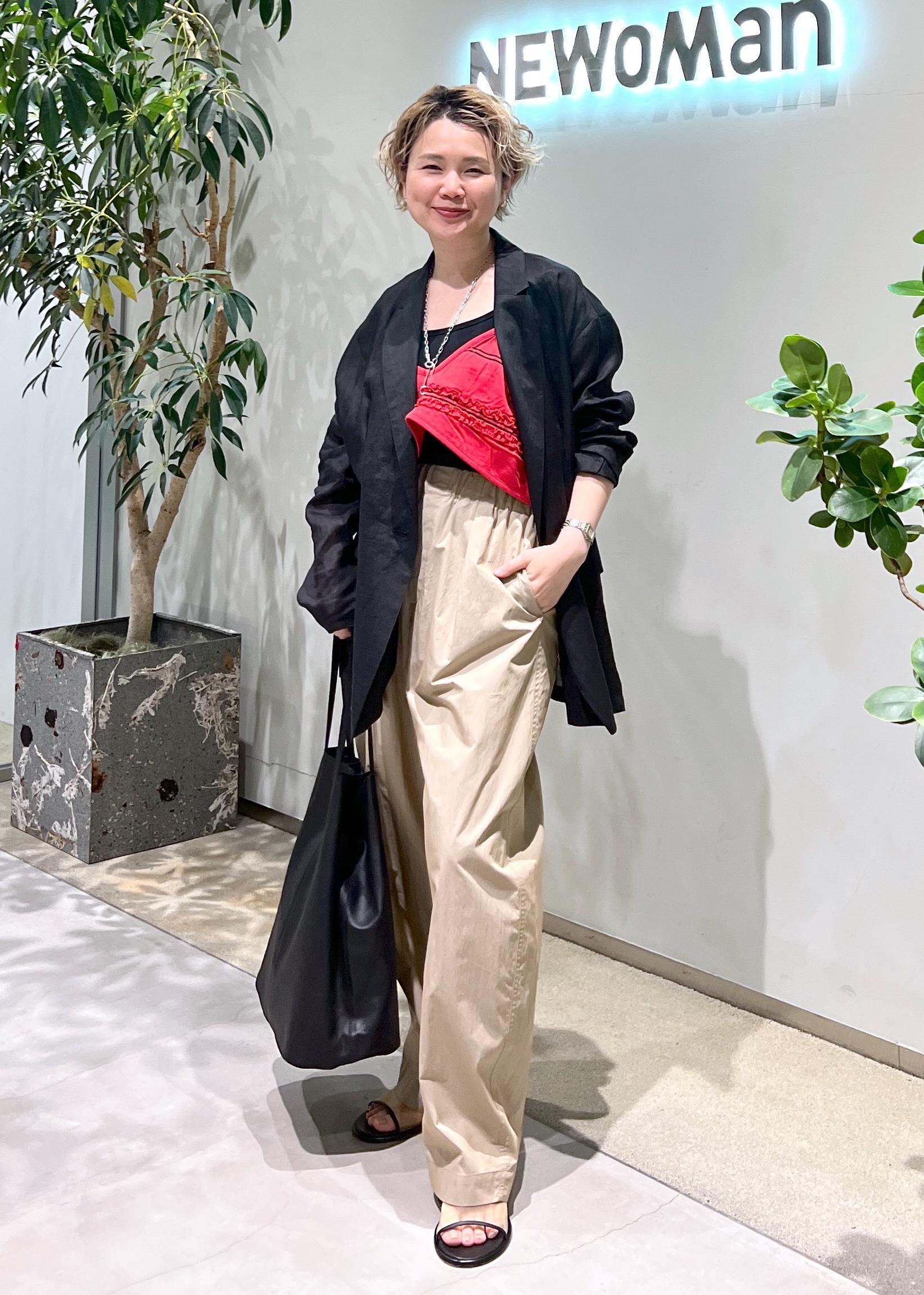 SALON adam et rope'のプリマベールファームリーリブタンクトップ / UVケア・洗えるを使ったコーディネートを紹介します。｜Rakuten Fashion(楽天ファッション／旧楽天ブランドアベニュー)5573812