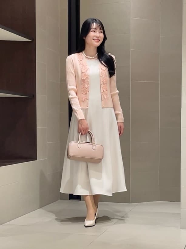 ANAYI | ダブルクロスケープ付きワンピース | Rakuten Fashion(楽天